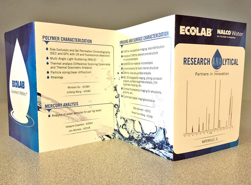 Tri-fold Brochures for a water company