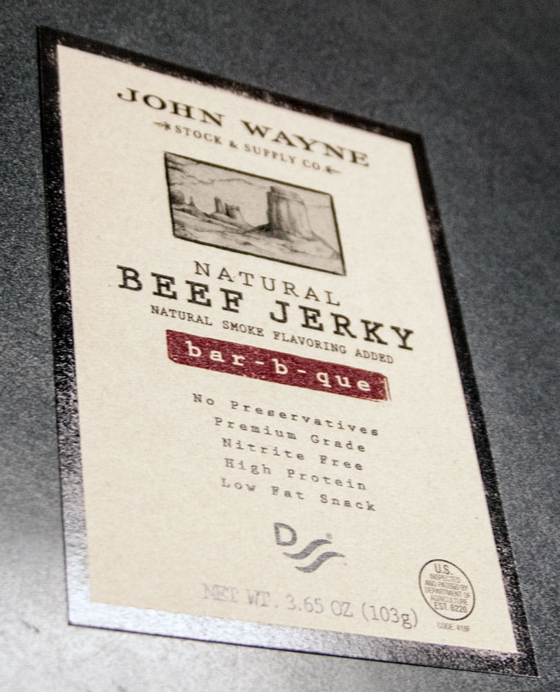 Custom Beef Jerky Label