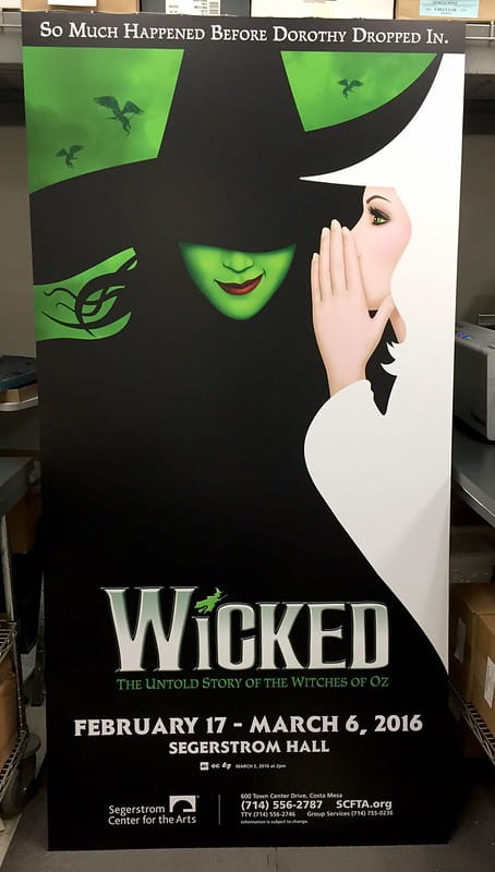 Traditional Pull up Banner for a Broadway show