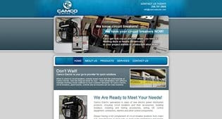 A website created for one of our clients