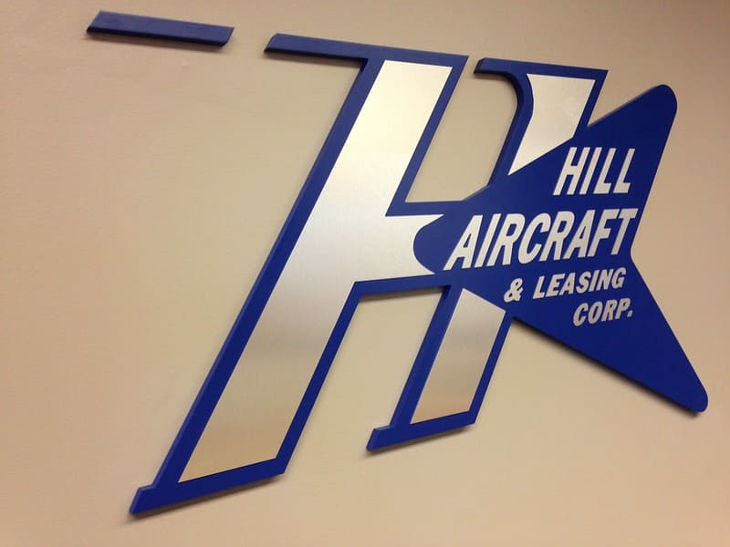 Custom Interior Wall Lettering & Logo