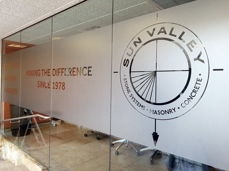 Office Meeting Room with Window Graphic