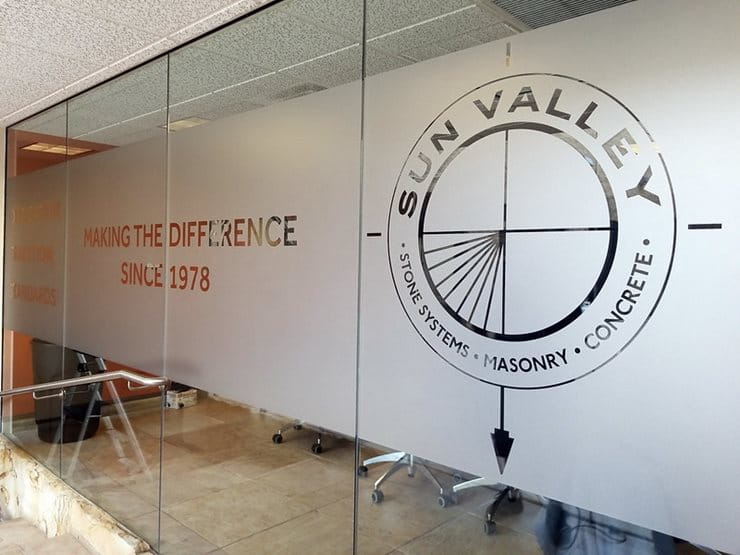 Office Meeting Room with Window Graphic