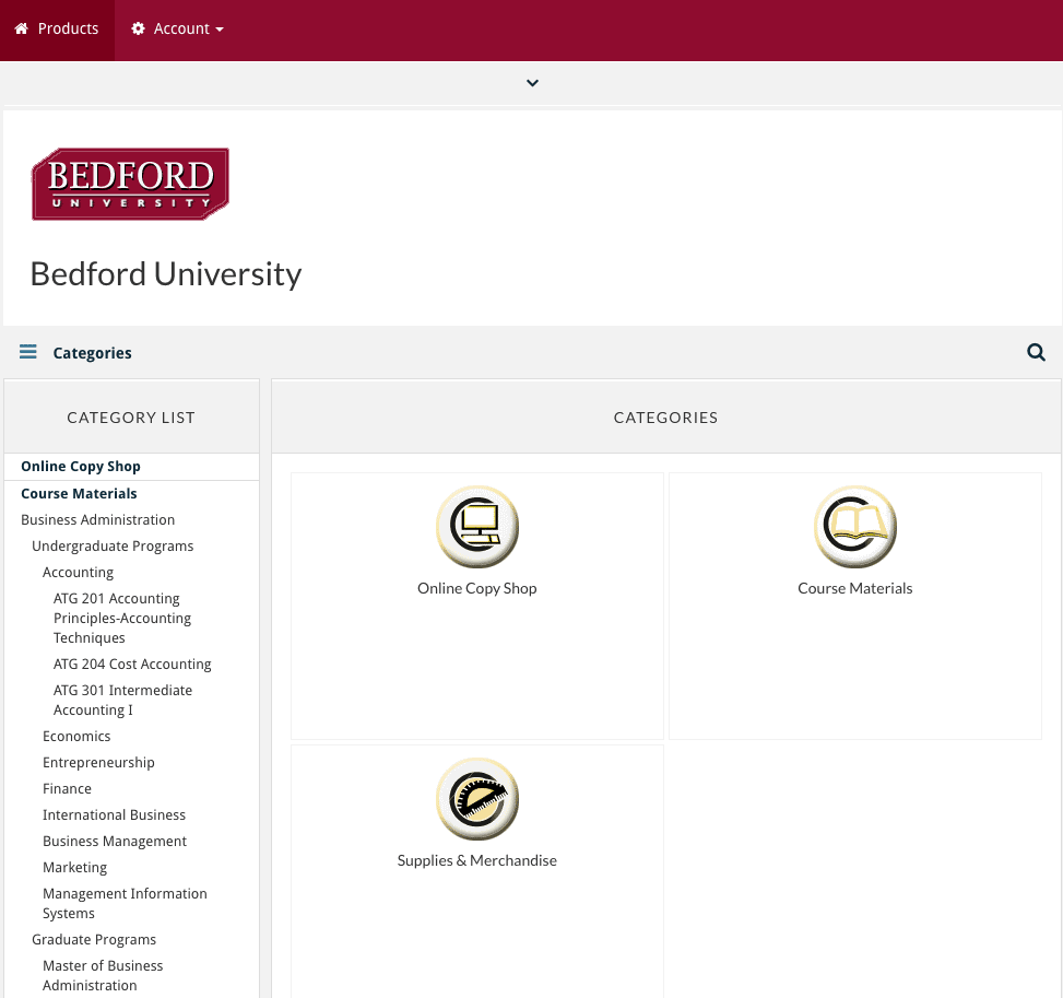 Bedford University Intranet Portal
