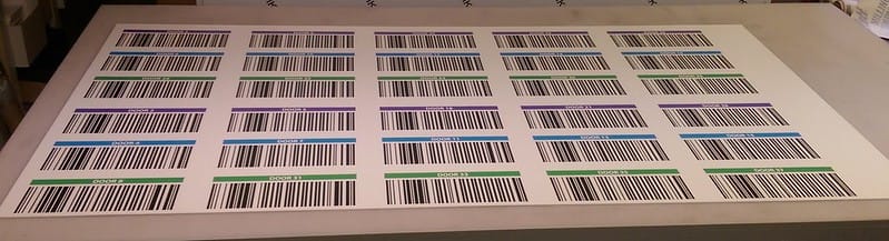 Kitting scan labels