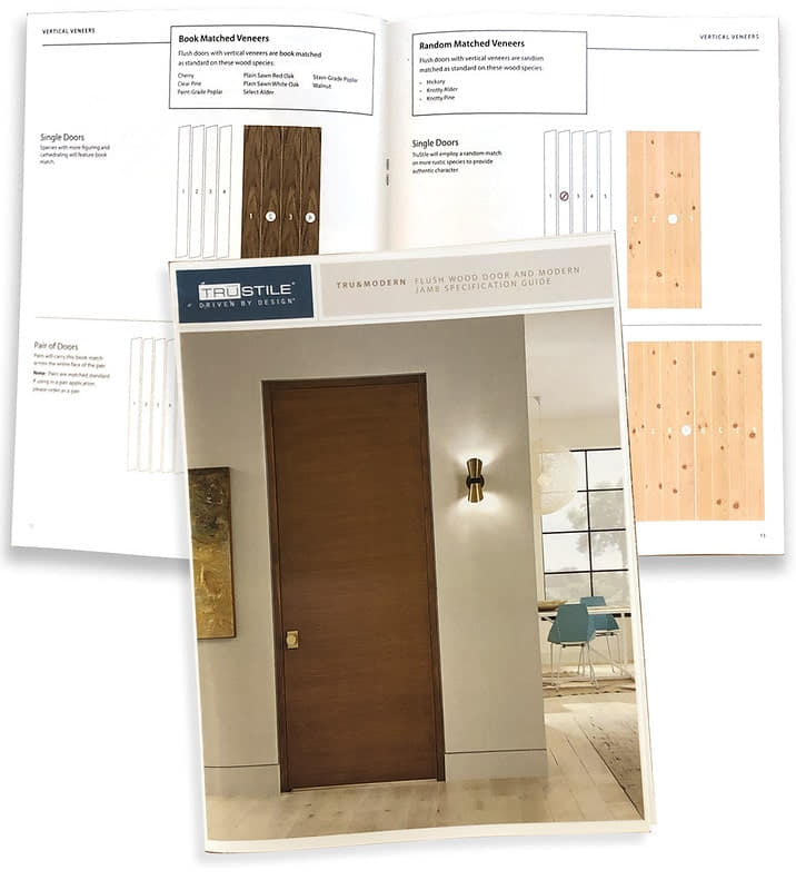 Product specification manuals for doors