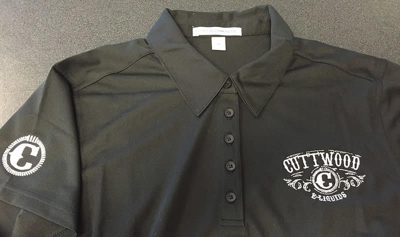 Professional Polo shirts for an e-liquids company