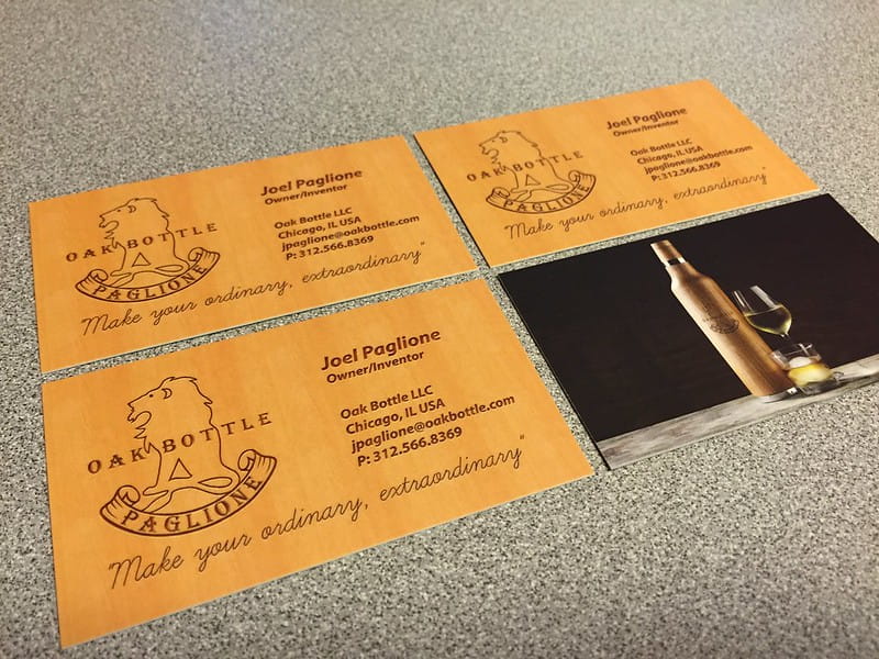 Double sided business cards